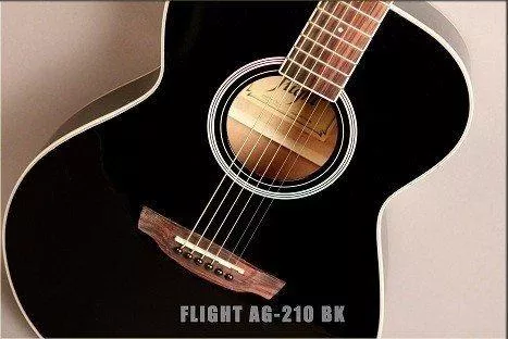 Акустическая гитара FLIGHT AG-210 BK фото 3