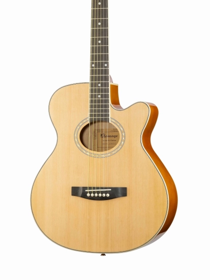 Акустическая гитара HOMAGE LF-401C-N с вырезом, фолк фото 2