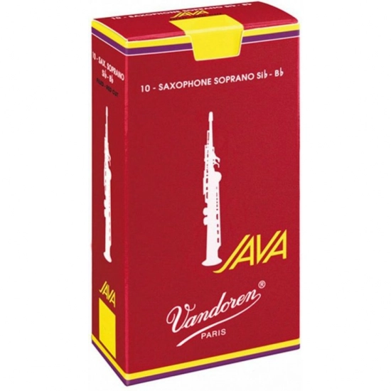 Vandoren SR3025R JAVA Red Cut Трости для саксофона Сопрано №2,5 (10шт) фото 1