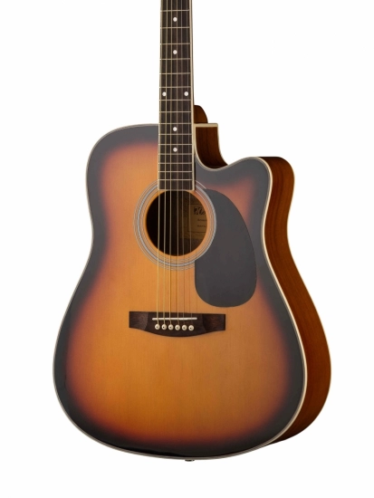 Акустическая гитара Homage LF-4121C-SB, санберст, с вырезом фото 2