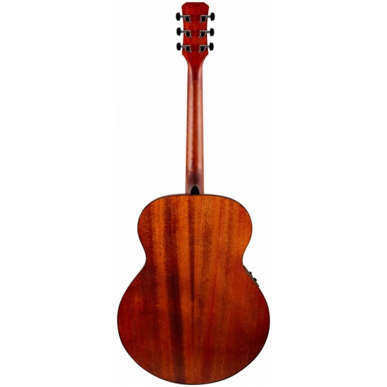 JET JJE-250 OP - электроакустическая гитара, джамбо, ель/красное дерево, цвет натуральный, open pore фото 8