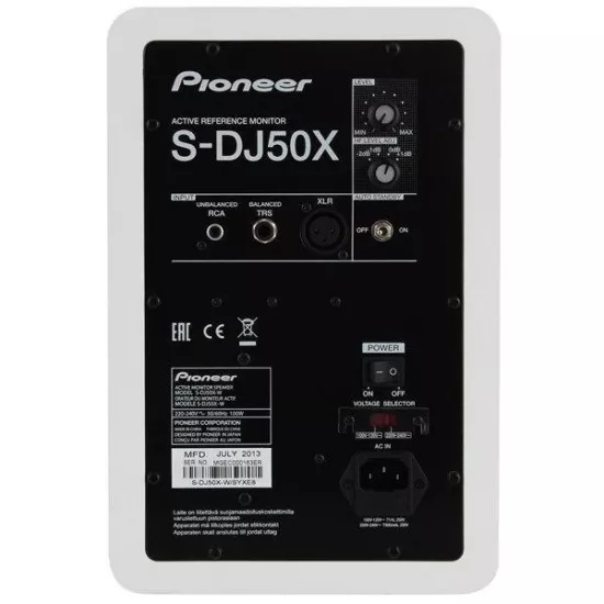 Студийные мониторы PIONEER S-DJ50X-W фото 2