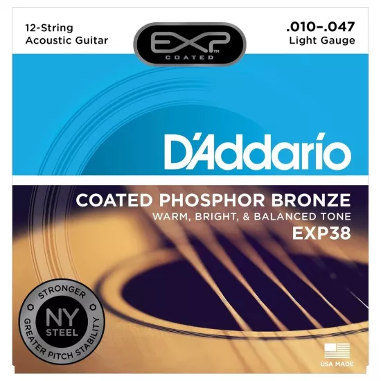 Струны для акустической гитары DADDARIO EXP38 фото 1