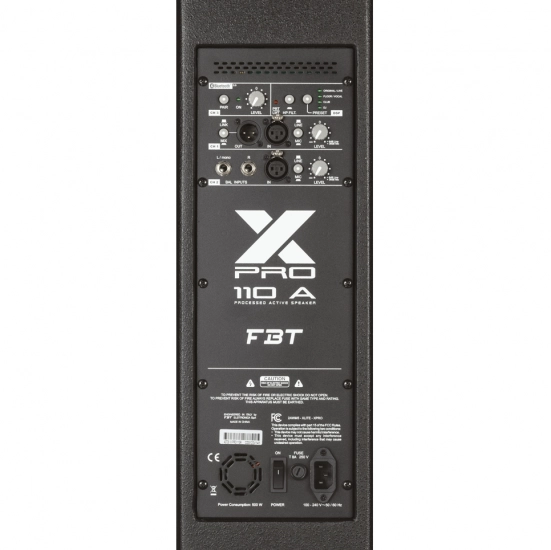 FBT X-PRO 110A - активная двухполосная акустическая система фото 3