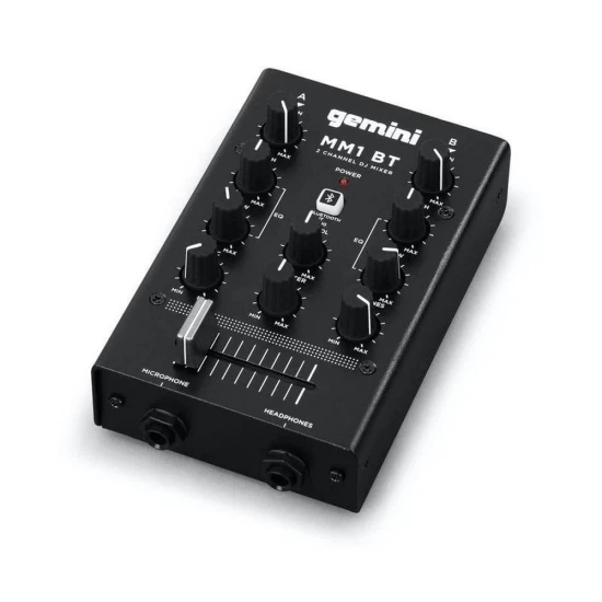 DJ микшер c Bluetooth Gemini MM1BT фото 2