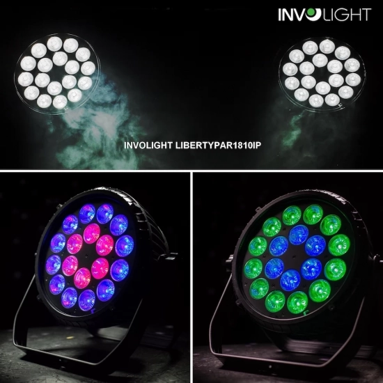 INVOLIGHT LIBERTYPAR1810IP - аккумуляторный всепогодный LED прожектор фото 3