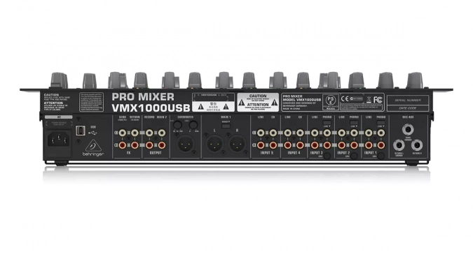 BEHRINGER VMX1000USB - микшер для DJ фото 4