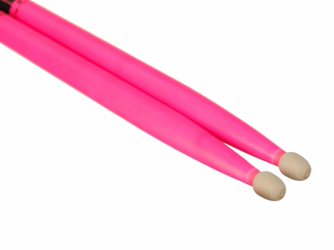 Барабанные палочки Leonty LFL5A Fluorescent Pink 5A фото 2