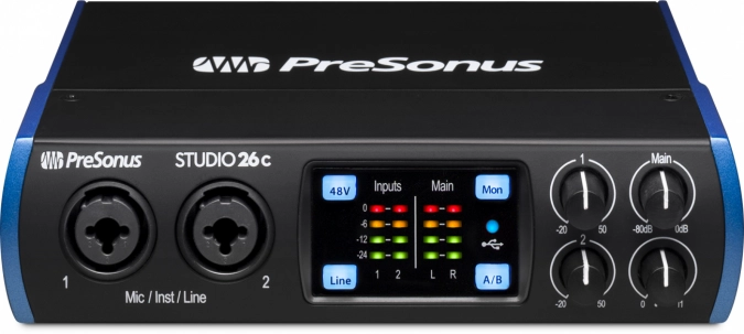 USB-аудиоинтерфейс PreSonus Studio 26c фото 3