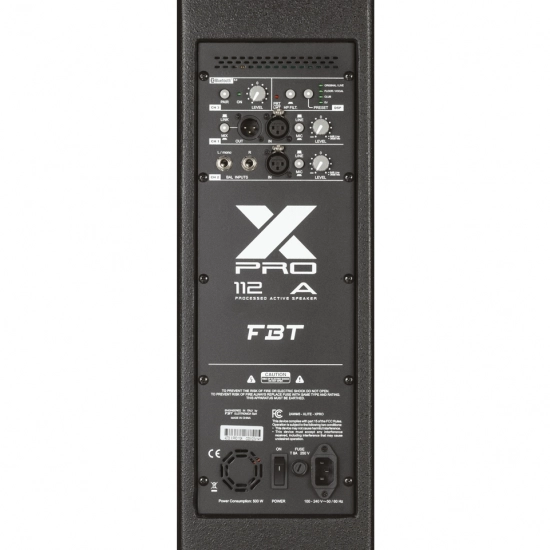FBT X-PRO 112A - активная двухполосная би-амп акустическая система фото 3