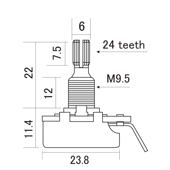 Потенциометр CTS-B500 фото 2