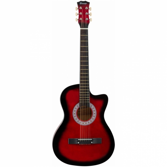 TERRIS TF-3802C RD - акустическая фолк гитара фото 1