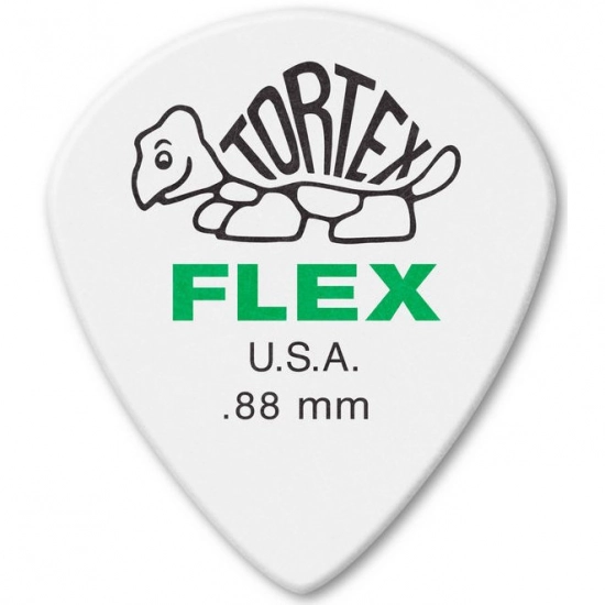 Медиатор, толщина 0.88мм, Dunlop 466P.88 Tortex Flex Jazz III XL фото 1