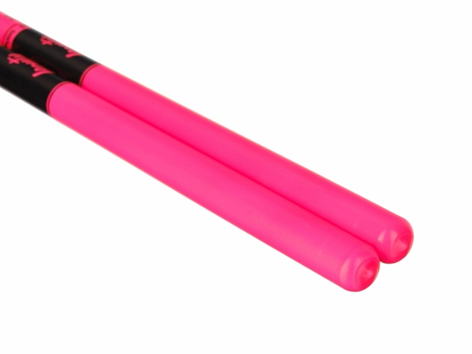 Барабанные палочки Leonty LFL5A Fluorescent Pink 5A фото 3
