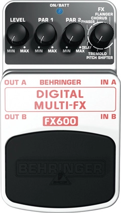 BEHRINGER FX600 - педаль цифровых стерео мультиэффектов фото 1