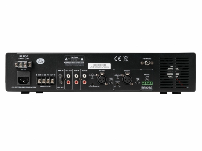 Микшер усилитель мощности трансляционный, 250Вт, LAudio LAMD1250U фото 3