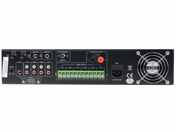 Усилитель мощности трансляционный, 350Вт, LAudio LAM6350UT фото 2