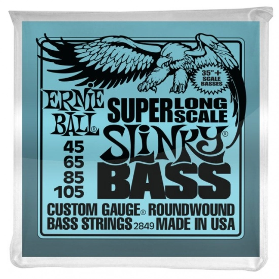 Струны для бас-гитары Ernie Ball 2849 45-105 Super Long Scale фото 1