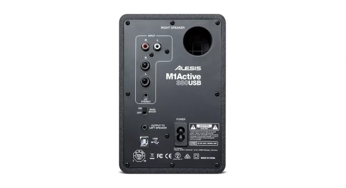 Комплект активных студийных мониторов Alesis M1 Active 330 USB фото 3