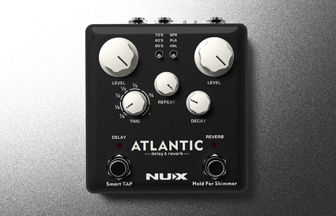 Педаль эффектов Nux Cherub NDR-5 Atlantic Delay & Reverb фото 1