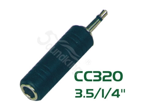 Переходник 3,5мм моно - 6,35мм, моно Soundking CC320 фото 1