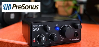 Новый ультракомпактный мобильный аудиоинтерфейс PreSonus AudioBox GO