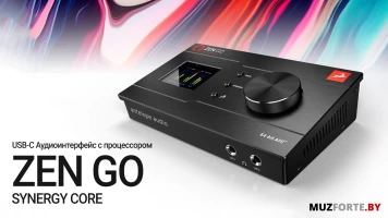 Новинка Zen Go Synergy Core от Antelope Audio - недорогой и портативный аудиоинтерфейс с питанием по USB и встроенным DSP процессором на борту.