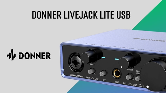 Новая звуковая карта Donner Livejack Lite 
